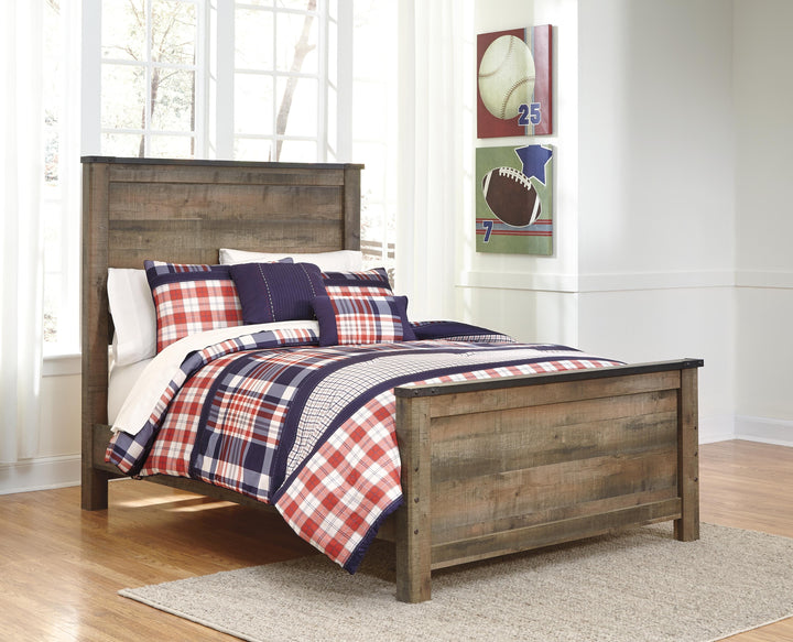 Trinell Full Panel Bed - Brown (2)