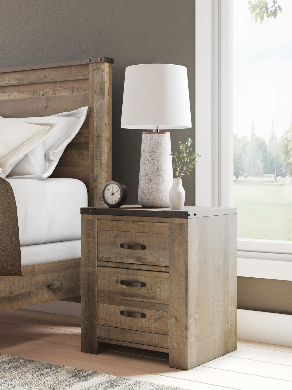 Trinell Twin Bookcase Bed, Dresser and 2 Nightstands (12)