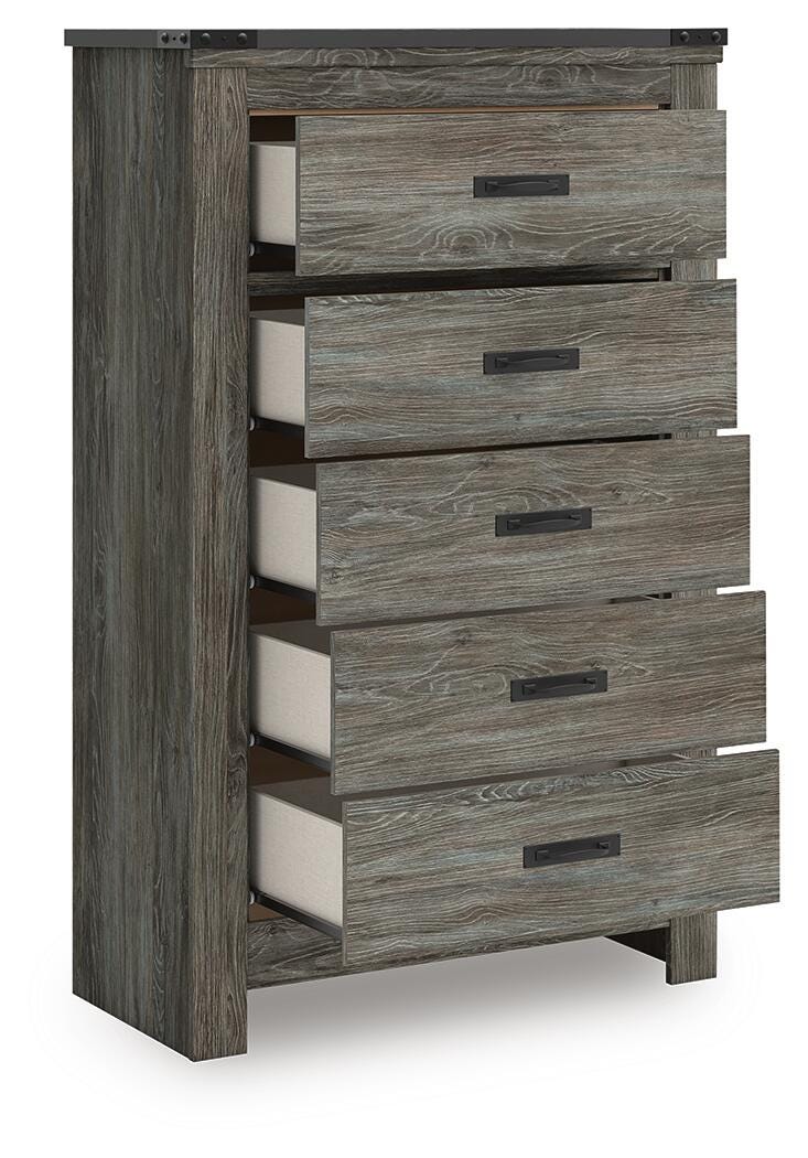 Frandern Chest of Drawers - Gray (2)