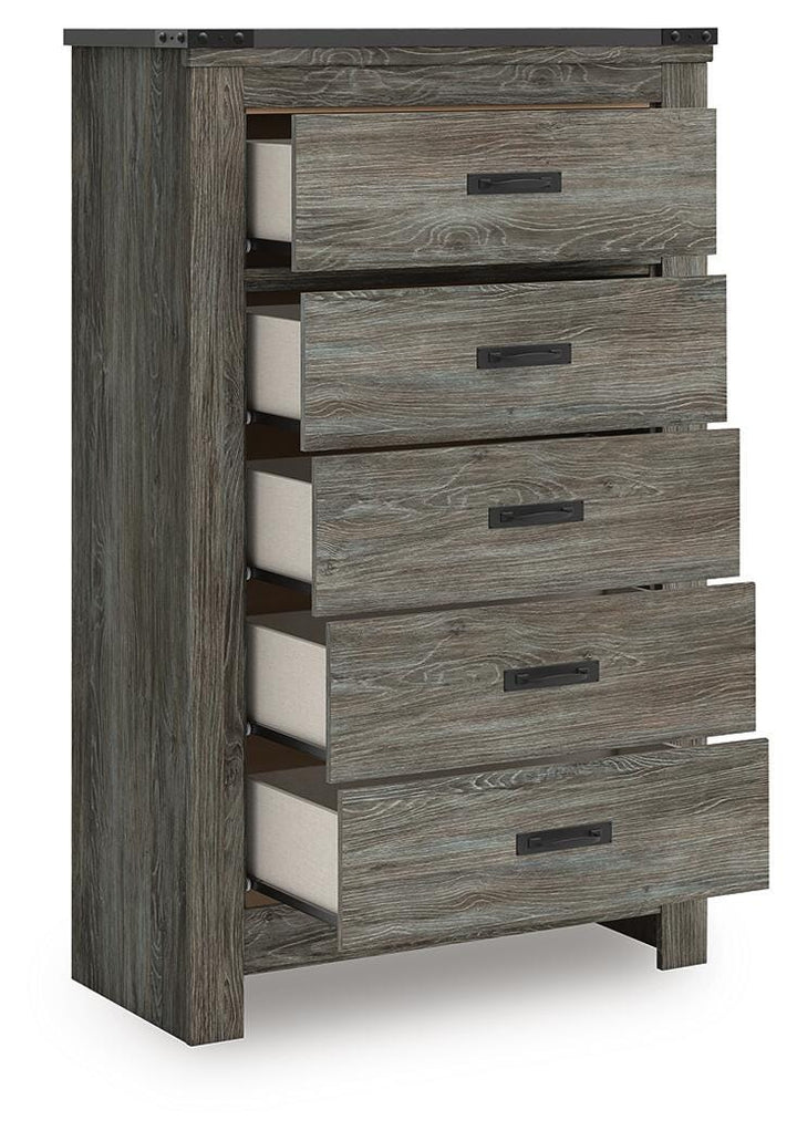 Frandern Chest of Drawers - Gray (2)