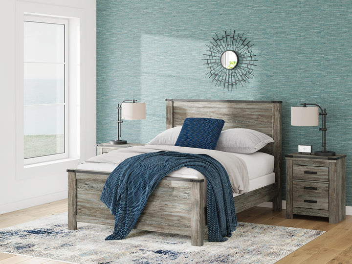 Frandern Queen Panel Bed - Gray (6)