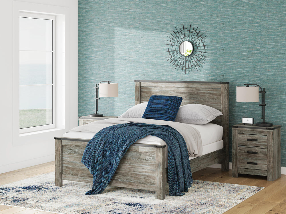 Frandern Queen Panel Bed - Gray (6)