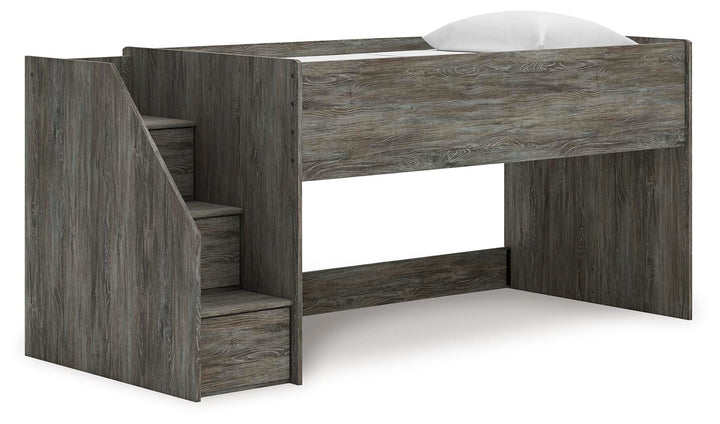 Frandern Twin Loft Bed - Gray (1)