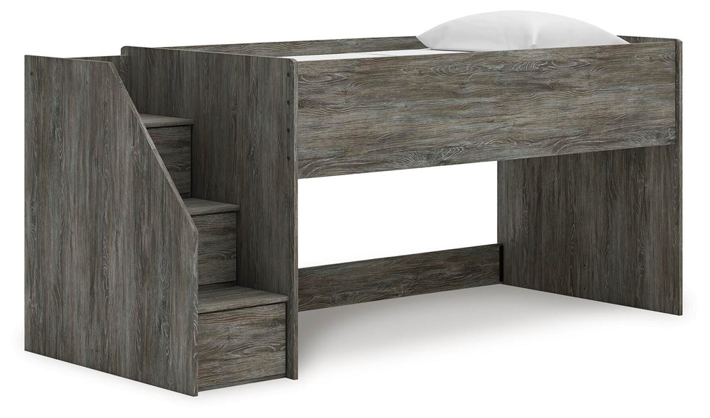 Frandern Twin Loft Bed - Gray (1)