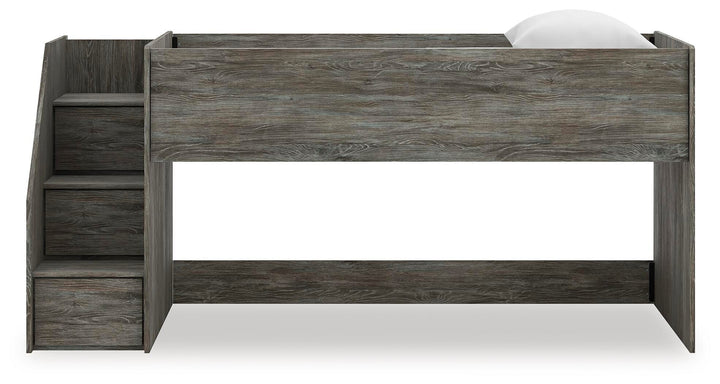 Frandern Twin Loft Bed - Gray (6)