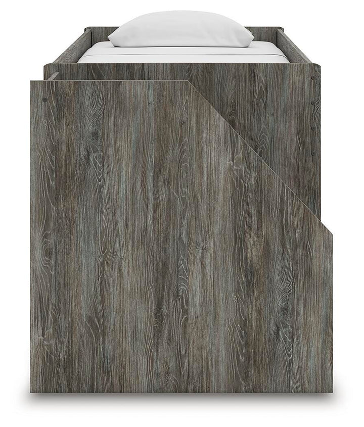 Frandern Twin Loft Bed - Gray (8)