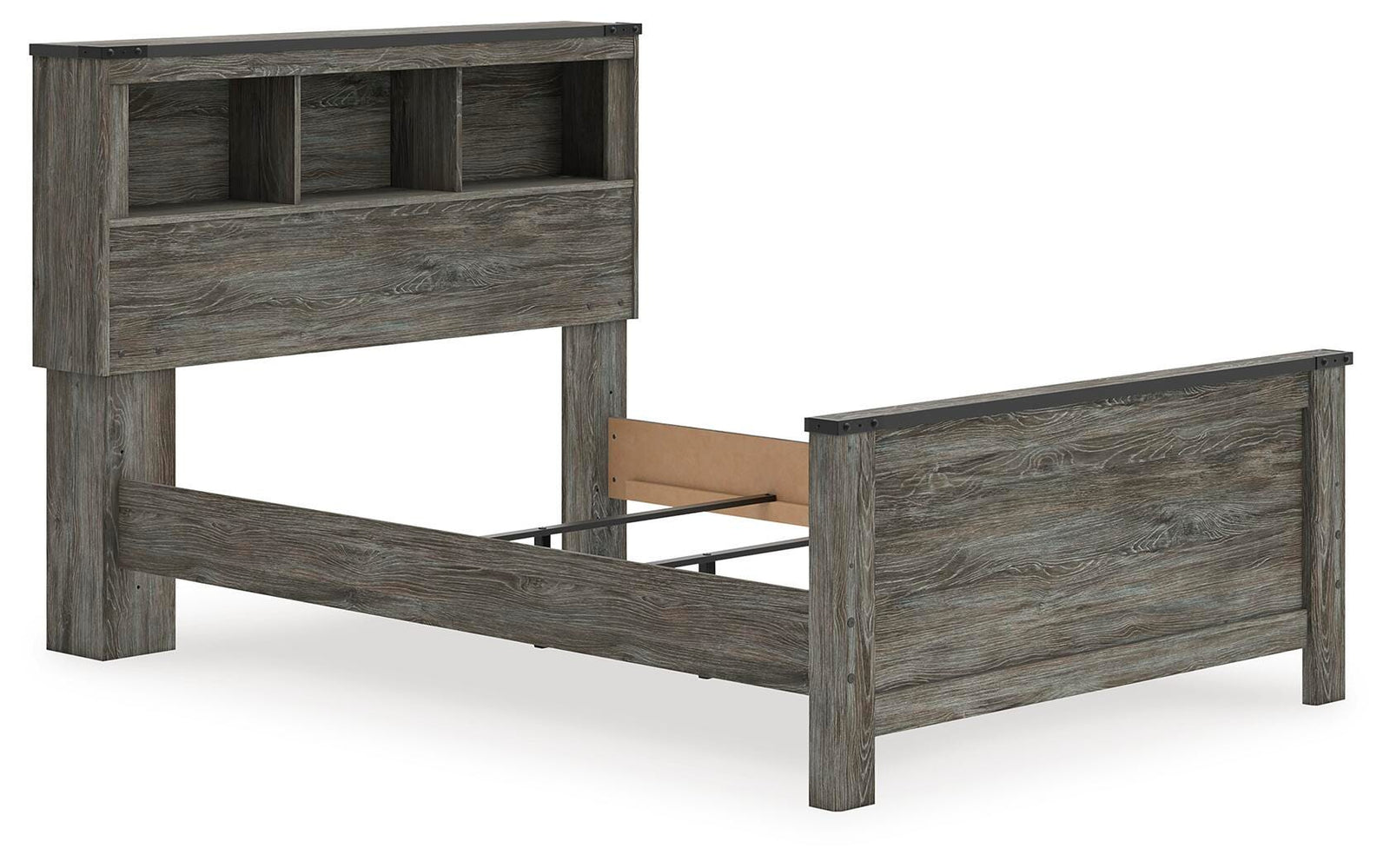 Frandern Full Bookcase Panel Bed - Gray (2)
