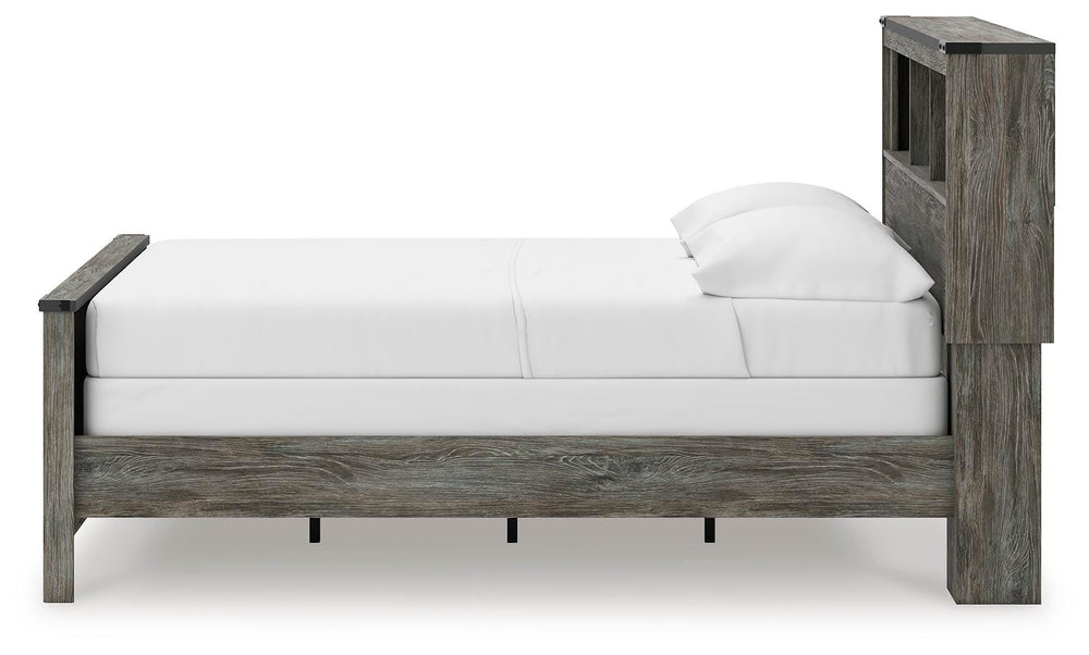 Frandern Full Bookcase Panel Bed - Gray (6)
