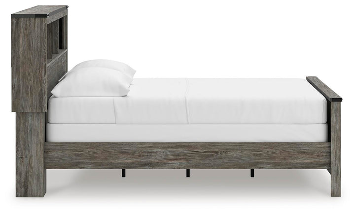 Frandern Full Bookcase Panel Bed - Gray (7)