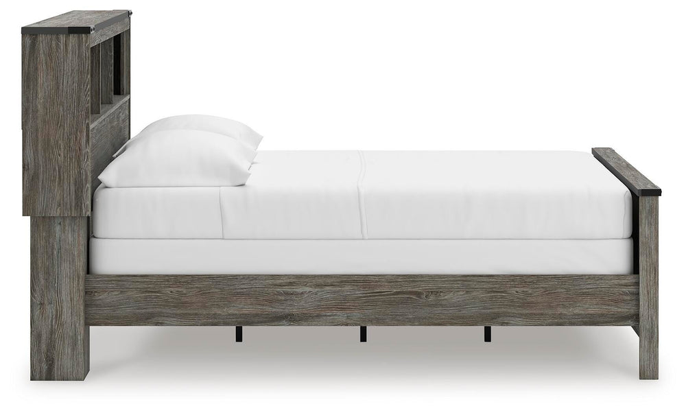 Frandern Full Bookcase Panel Bed - Gray (7)