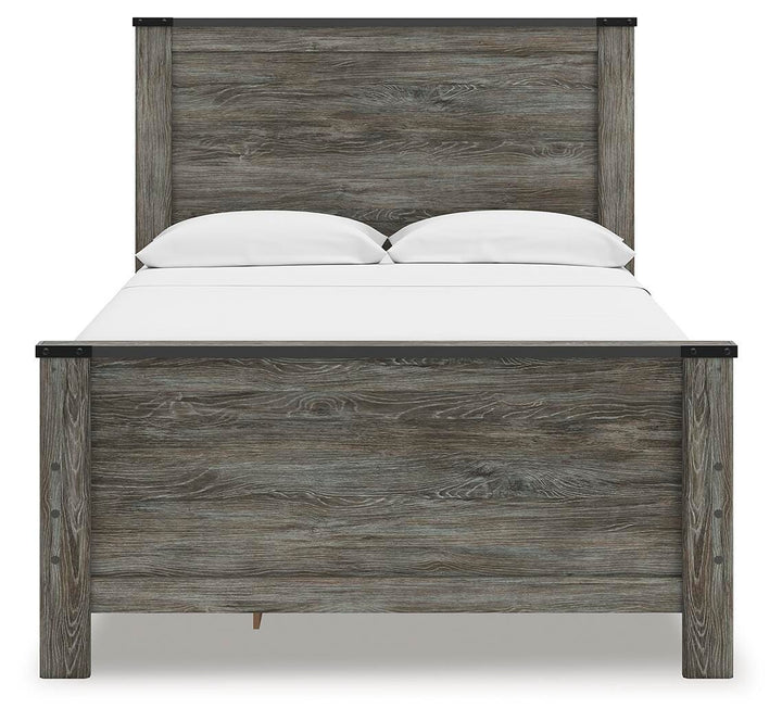 Frandern Full Panel Bed with Storage - Gray (5)