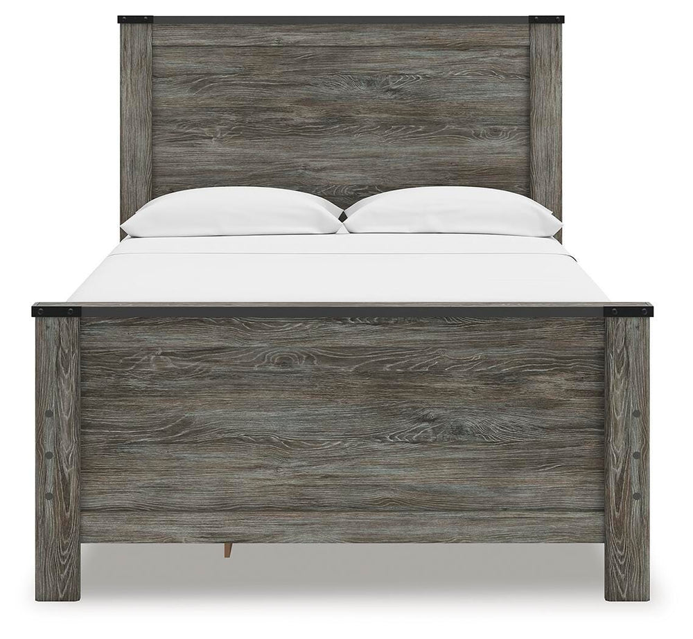 Frandern Full Panel Bed with Storage - Gray (5)