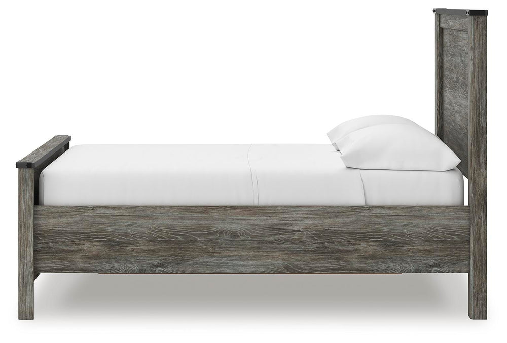 Frandern Full Panel Bed with Storage - Gray (7)