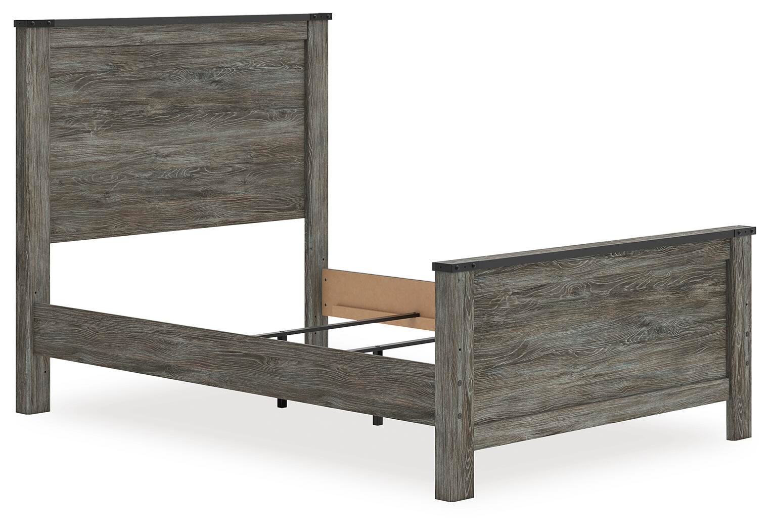 Frandern Full Panel Bed - Gray (2)