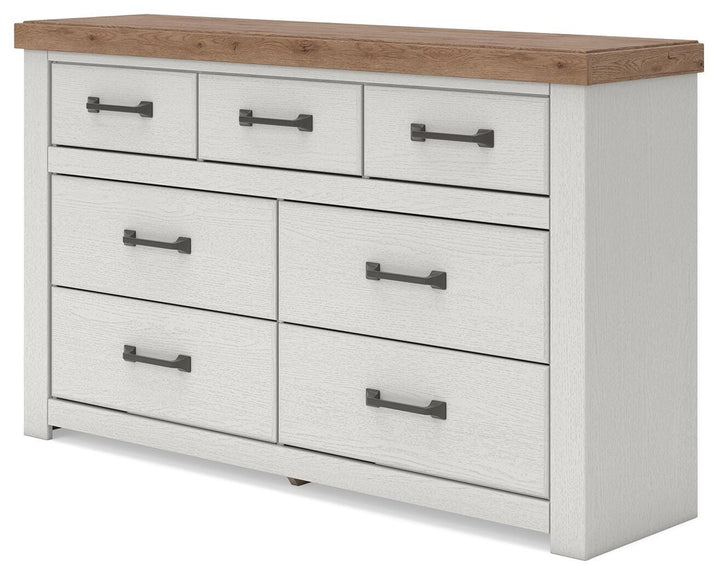 Savonport Queen Panel Bed, Dresser, Mirror and Nightstand