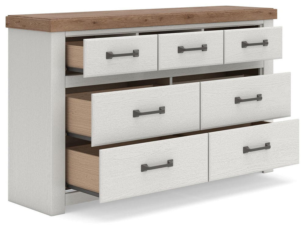Savonport Queen Panel Bed, Dresser, Mirror and Nightstand