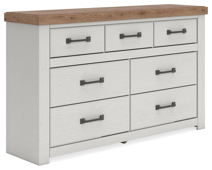 Savonport Queen Panel Bed, Dresser, Mirror and Nightstand