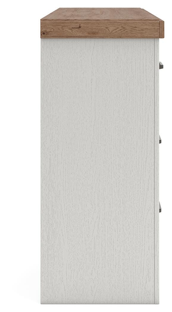 Savonport Dresser - White/Brown (5)
