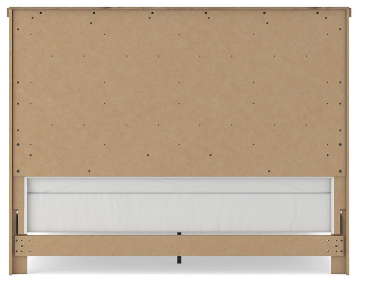 Savonport King Panel Bed - White/Brown (8)