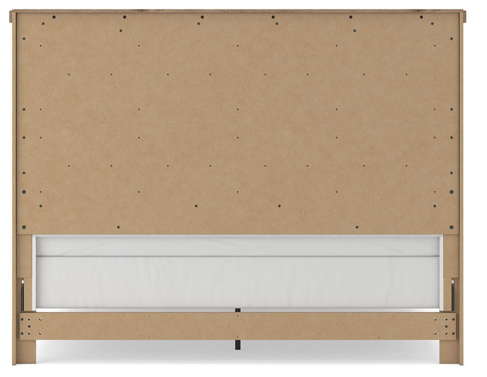 Savonport King Panel Bed - White/Brown (8)