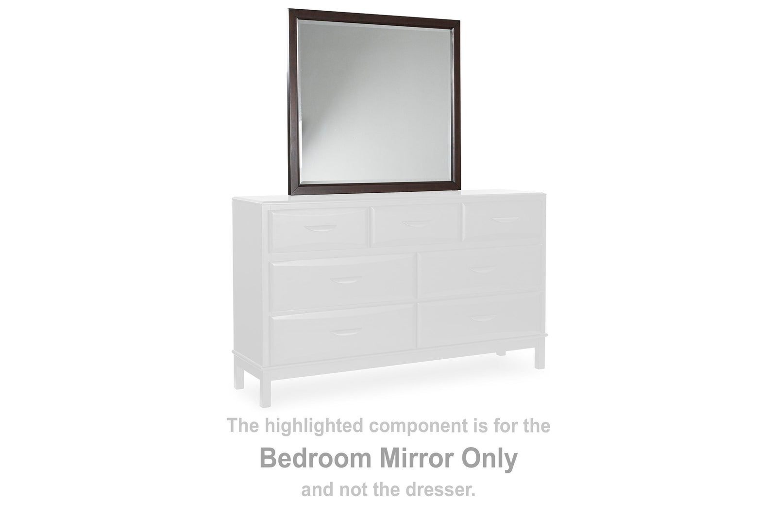 Vanmore Bedroom Mirror - Dark Brown (2)