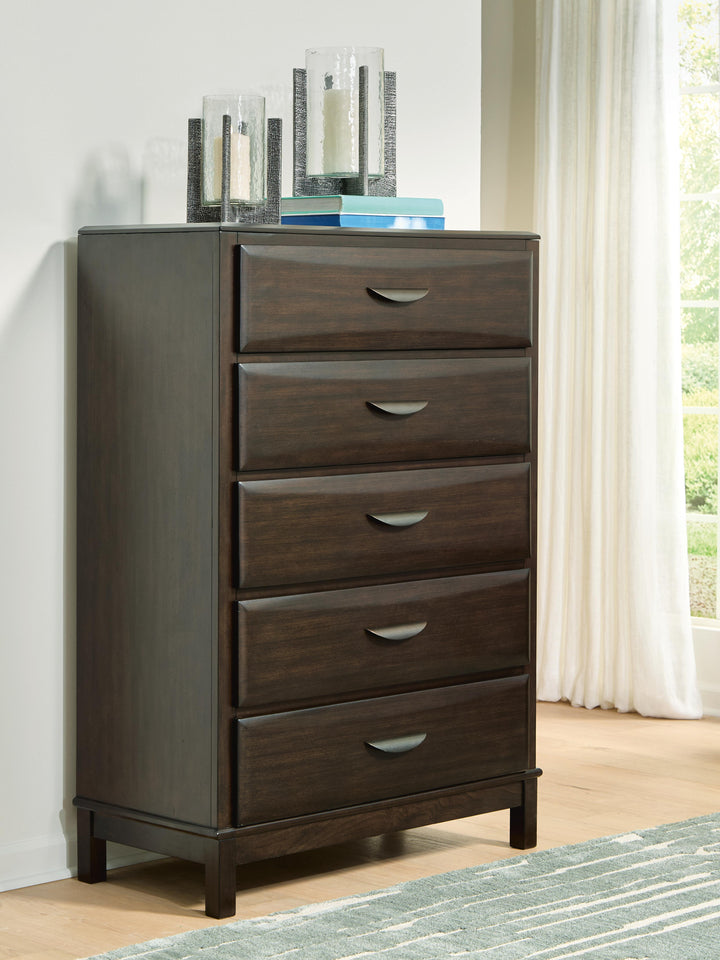 Vanmore Chest of Drawers - Dark Brown (2)