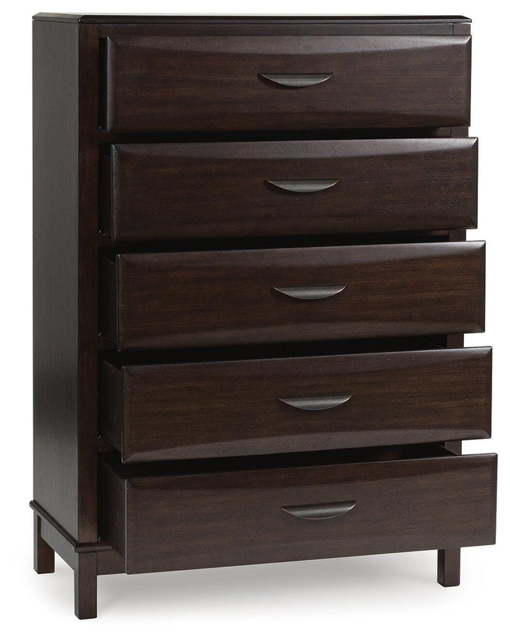 Vanmore Chest of Drawers - Dark Brown (3)