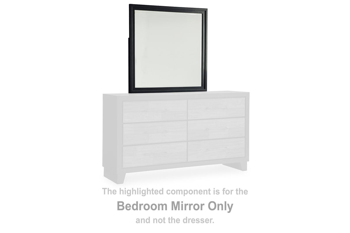 Kraeburn Bedroom Mirror - Dark Brown (2)