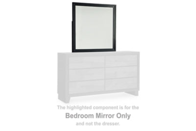 Kraeburn Bedroom Mirror - Dark Brown
