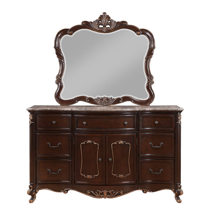 Constantine Dresser W/marble Top-Cherry