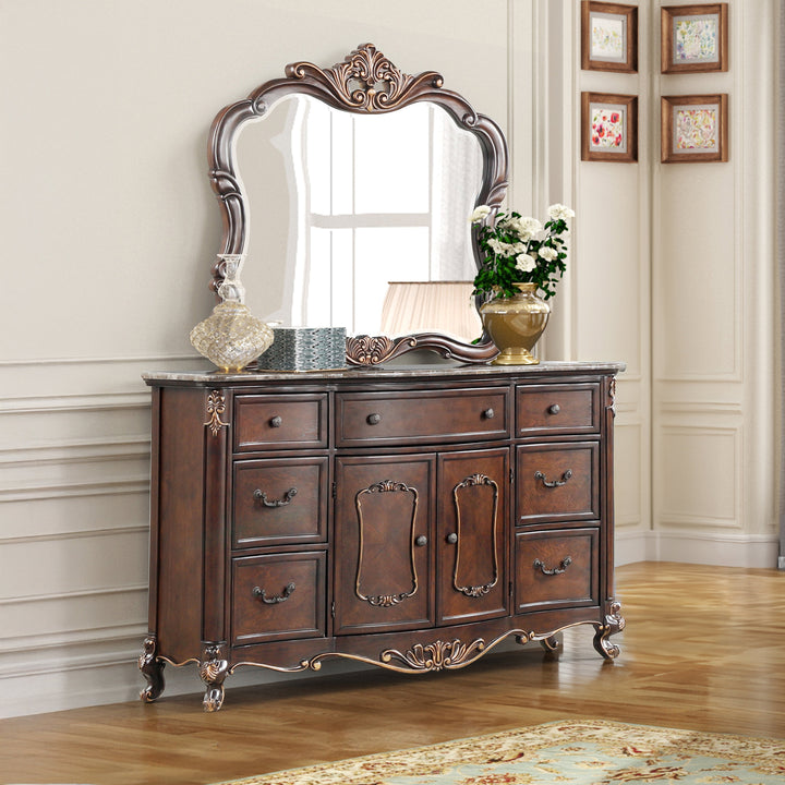 Constantine Dresser/server Mirror-Cherry