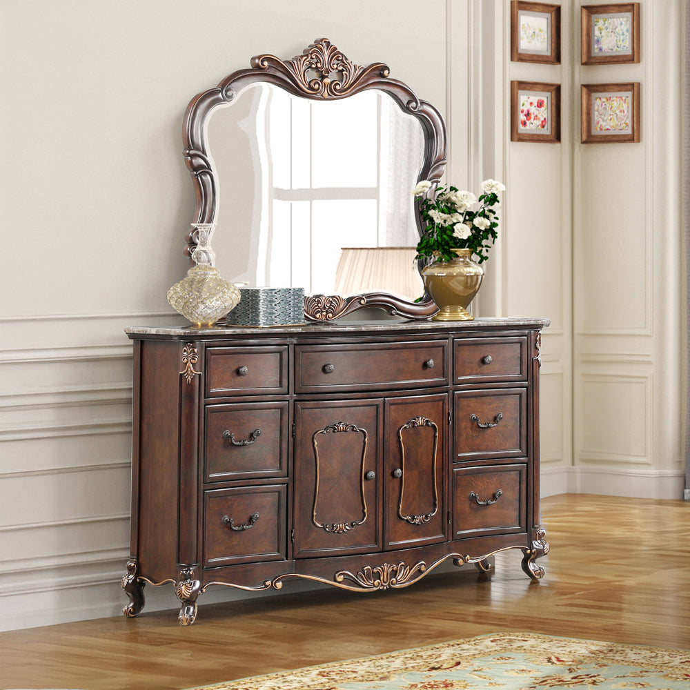 Constantine Dresser/server Mirror-Cherry