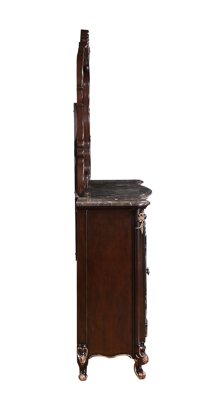 Constantine Dresser/server Mirror-Cherry