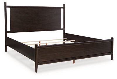 Dantenton Queen Panel Bed - Dark Brown