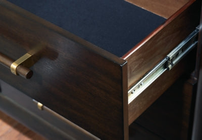 Dantenton Dresser - Dark Brown