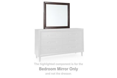 Dantenton Bedroom Mirror - Dark Brown