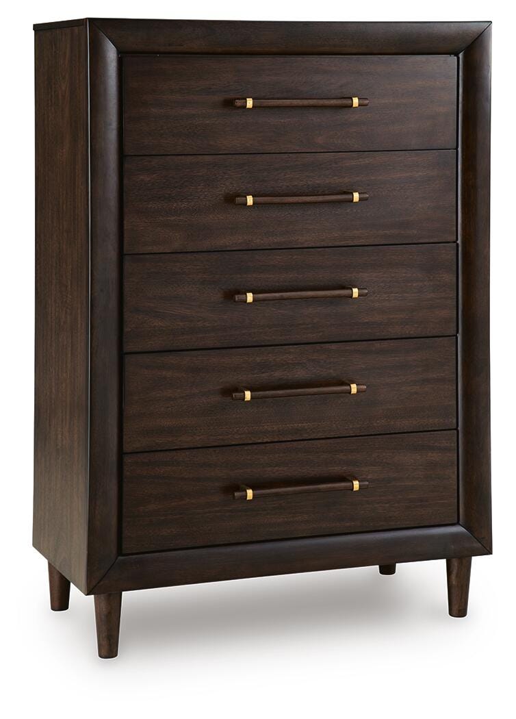 Dantenton Chest of Drawers - Dark Brown (1)