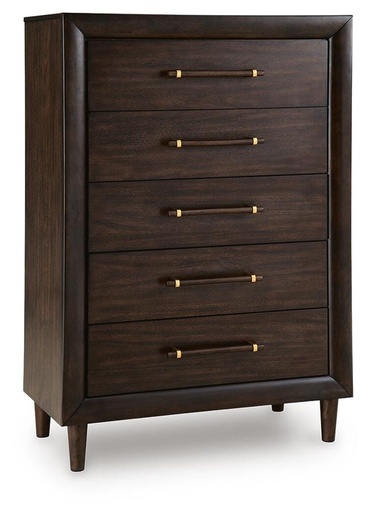Dantenton Chest of Drawers - Dark Brown (1)