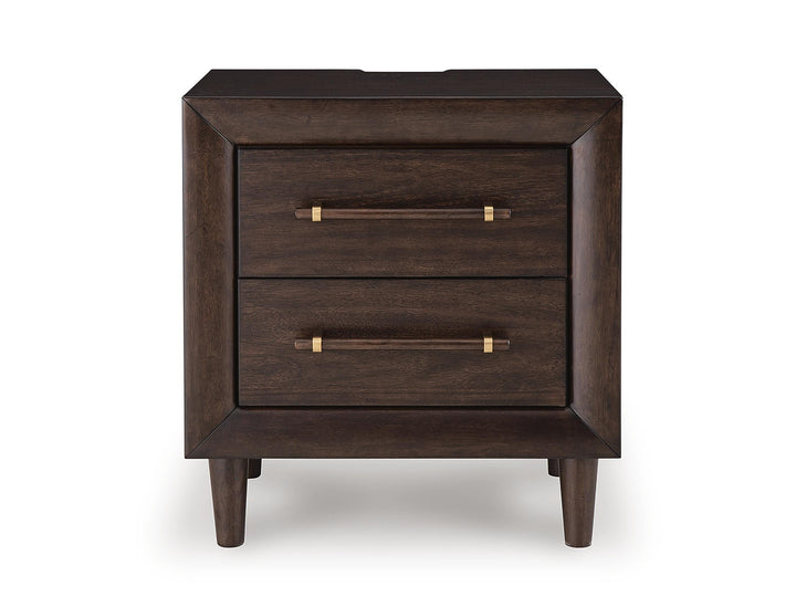 Dantenton Nightstand - Dark Brown (4)