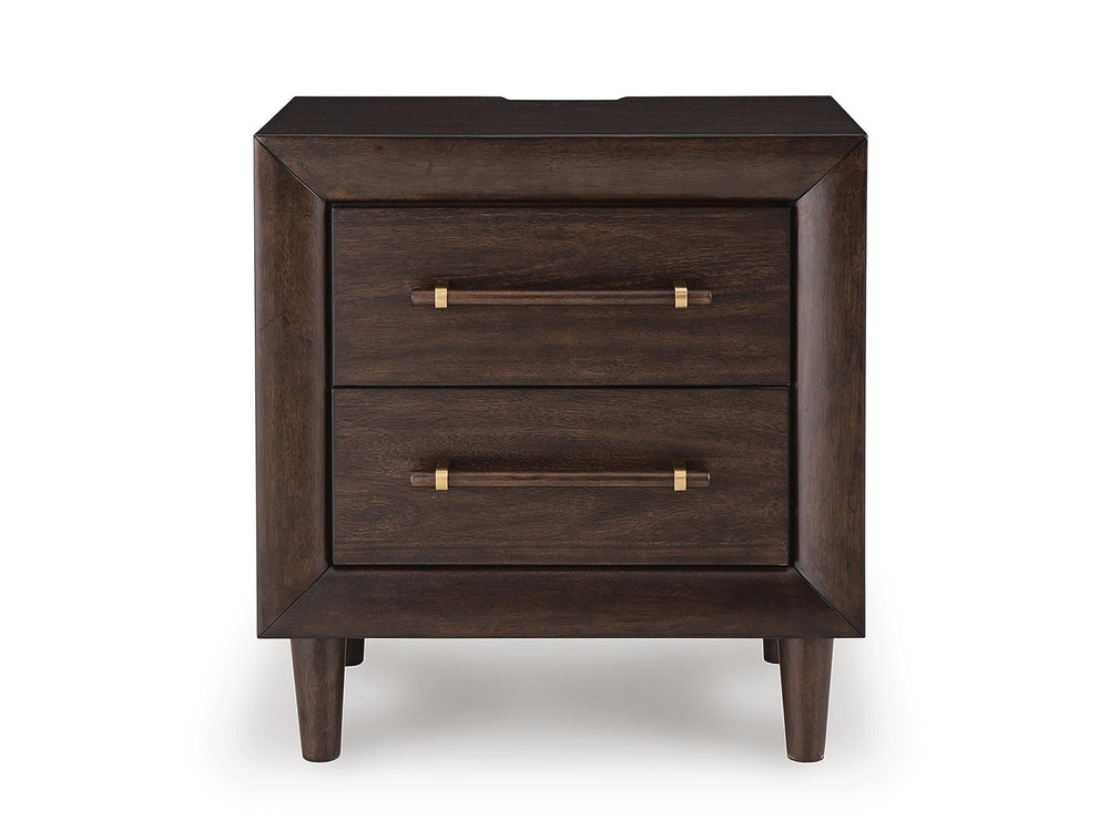 Dantenton Nightstand - Dark Brown (4)