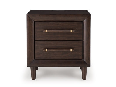 Dantenton Nightstand - Dark Brown