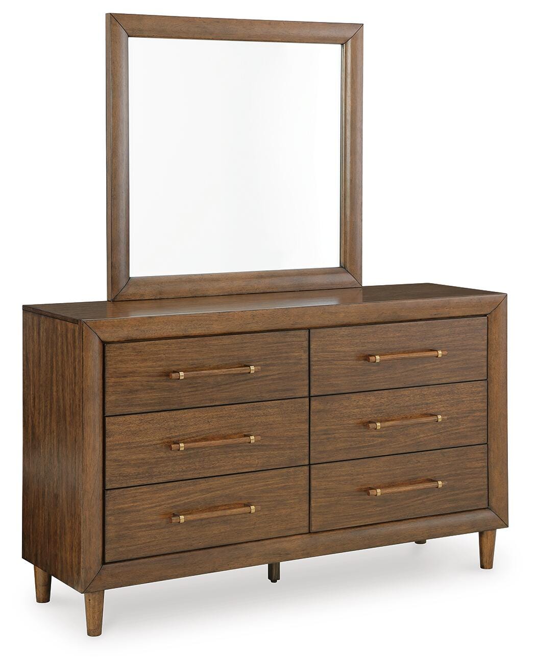 Lyncott Dresser and Mirror - Dark Brown (1)