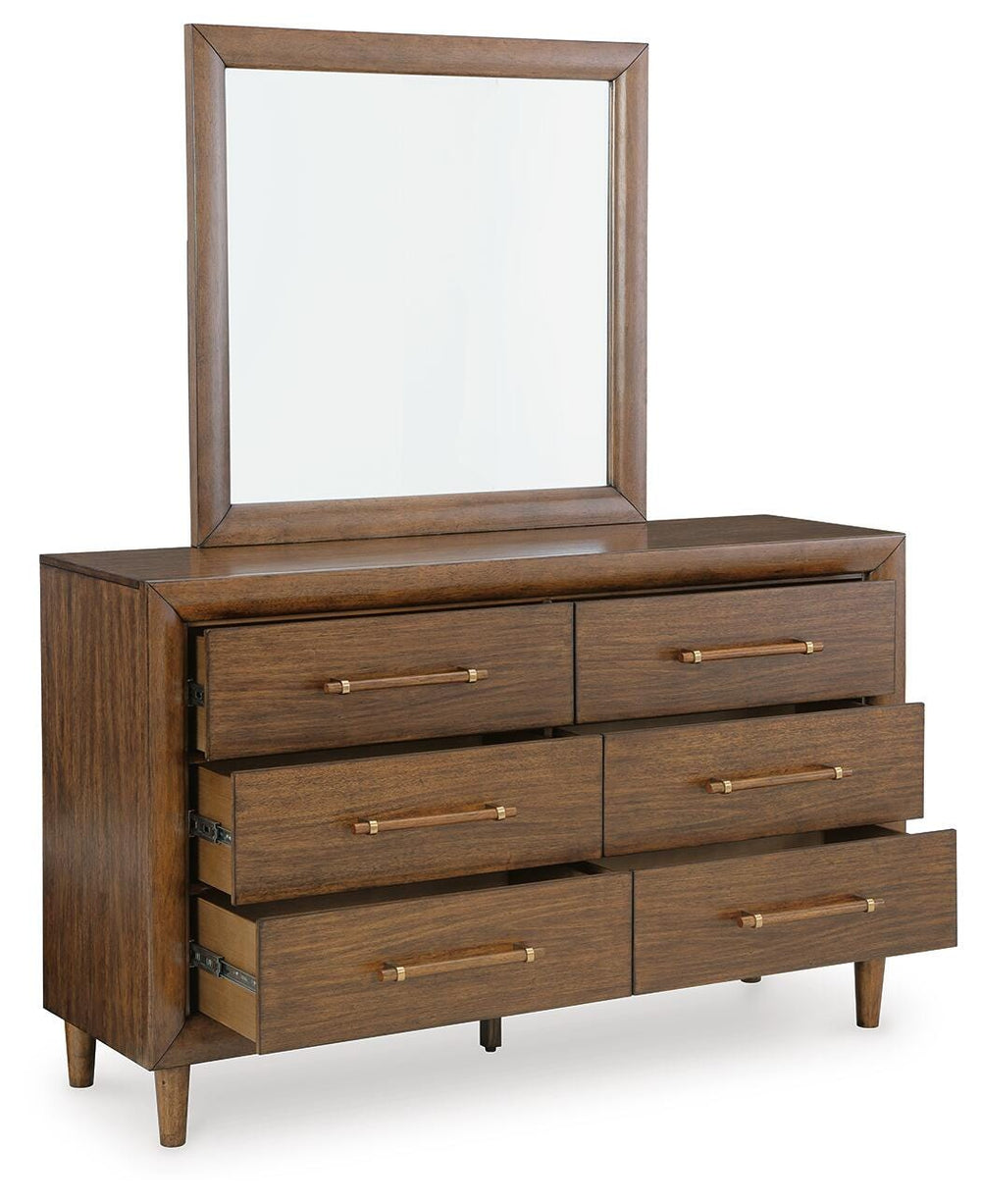 Lyncott Dresser and Mirror - Dark Brown (3)