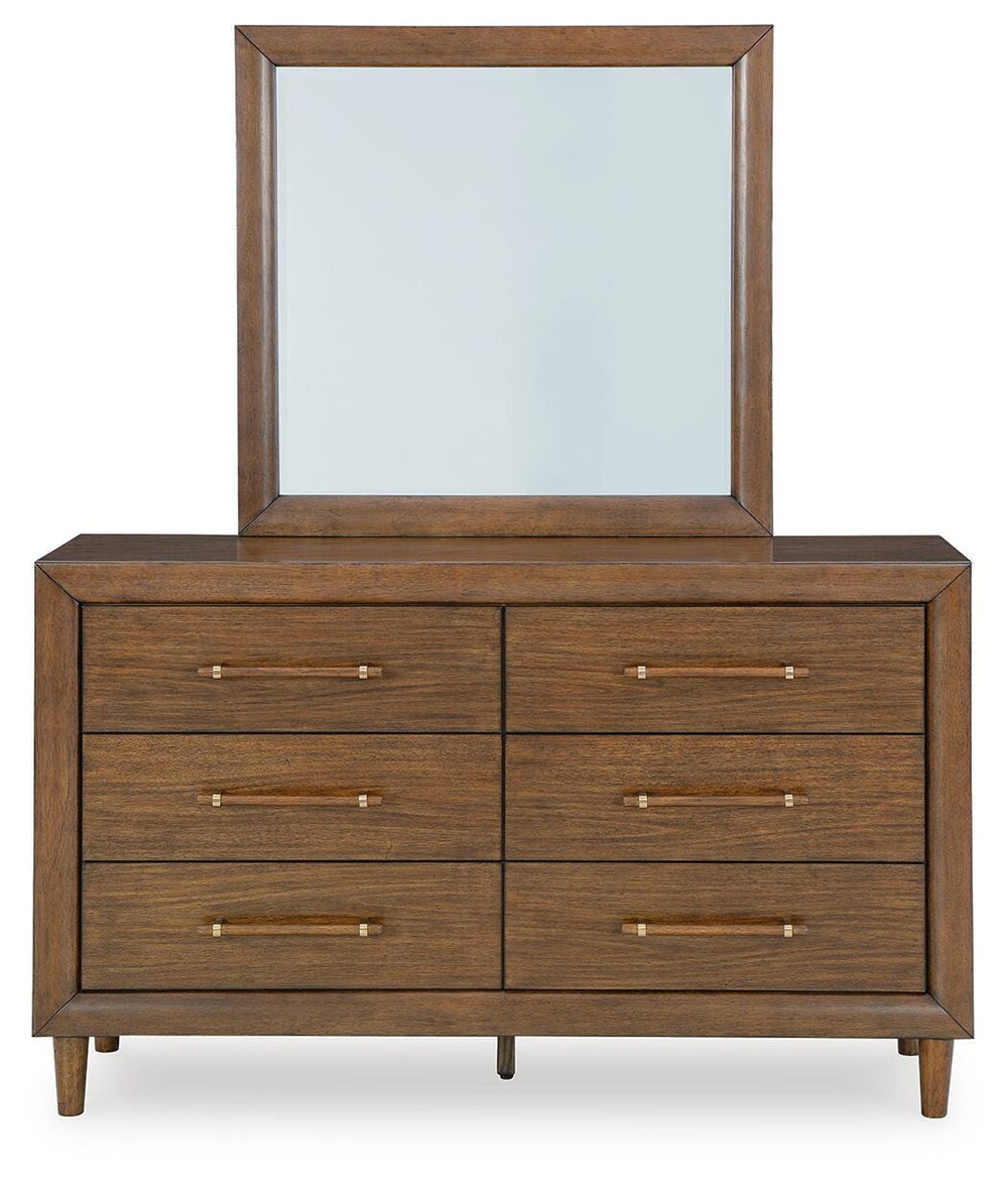 Lyncott Dresser and Mirror - Dark Brown (4)