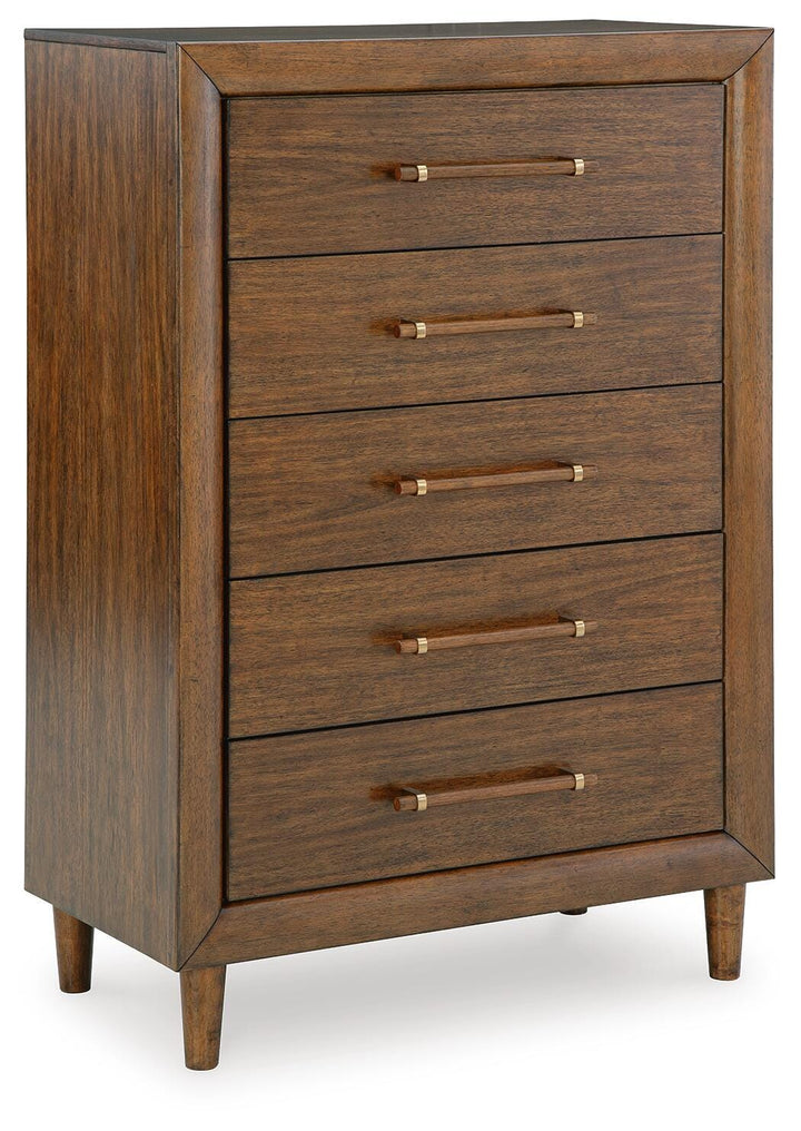 Lyncott Chest of Drawers - Dark Brown (1)