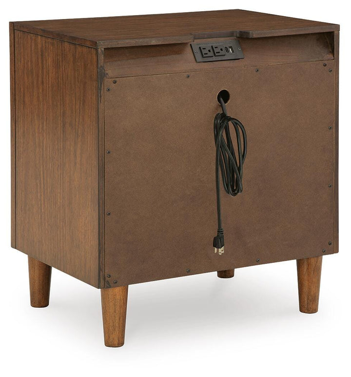 Lyncott Nightstand - Dark Brown (6)
