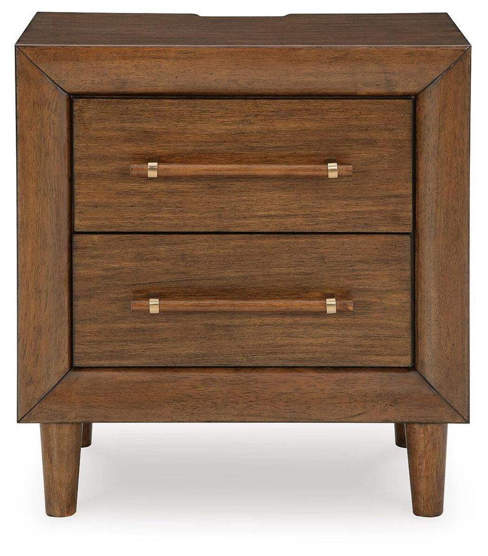 Lyncott Nightstand - Dark Brown (4)