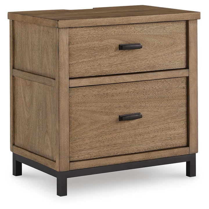 Tomtyn Nightstand - Light Brown (1)