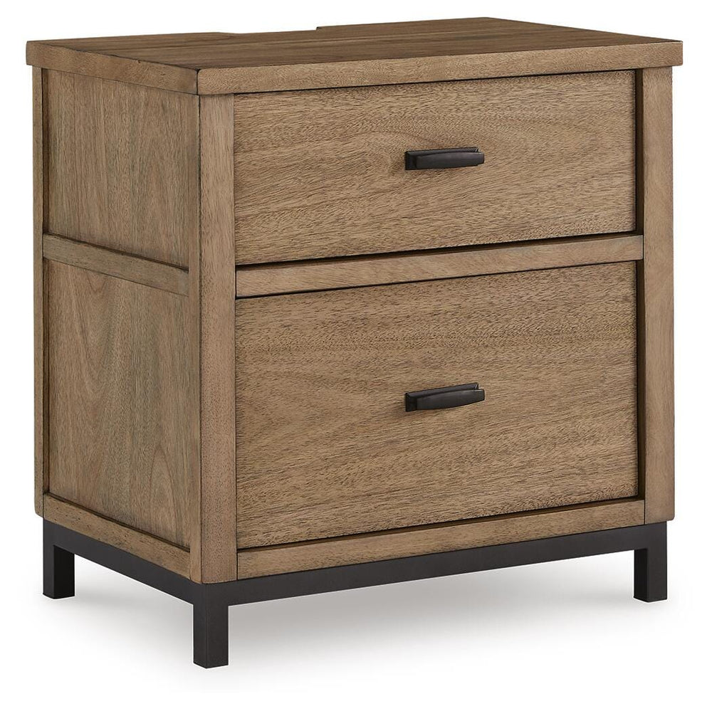 Tomtyn Nightstand - Light Brown (1)