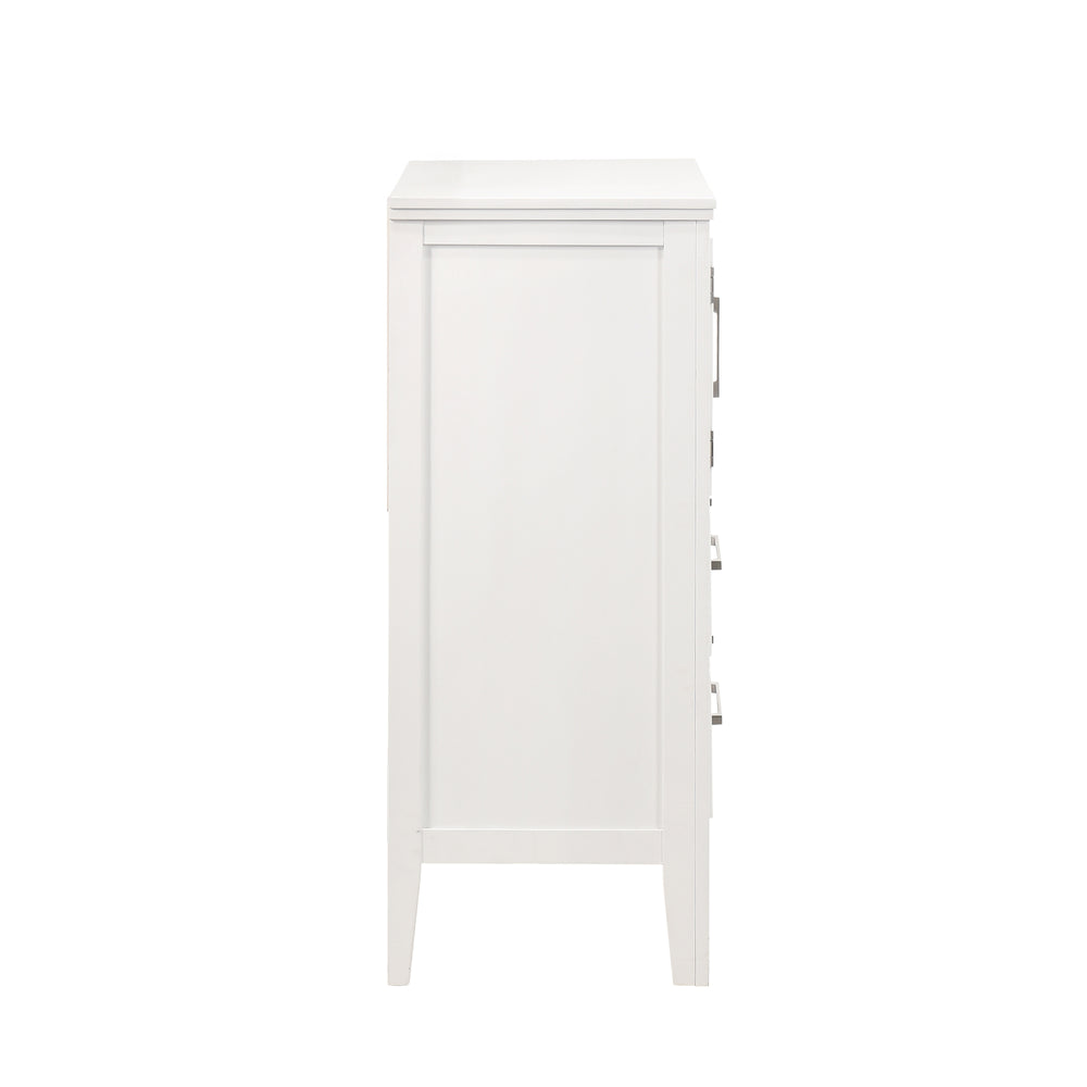 Andover 60" Dresser W/doors-White